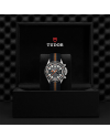 Tudor Heritage Chrono Grey and dark-coloured dial, Fabric strap (horloges)